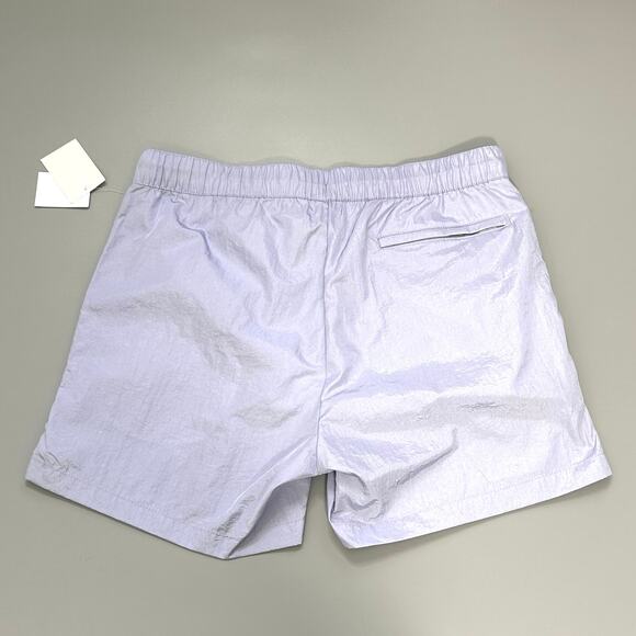 Open Edit Nylon Swim Trunks in Iridescent Purple Puff - Picture 4 of 4